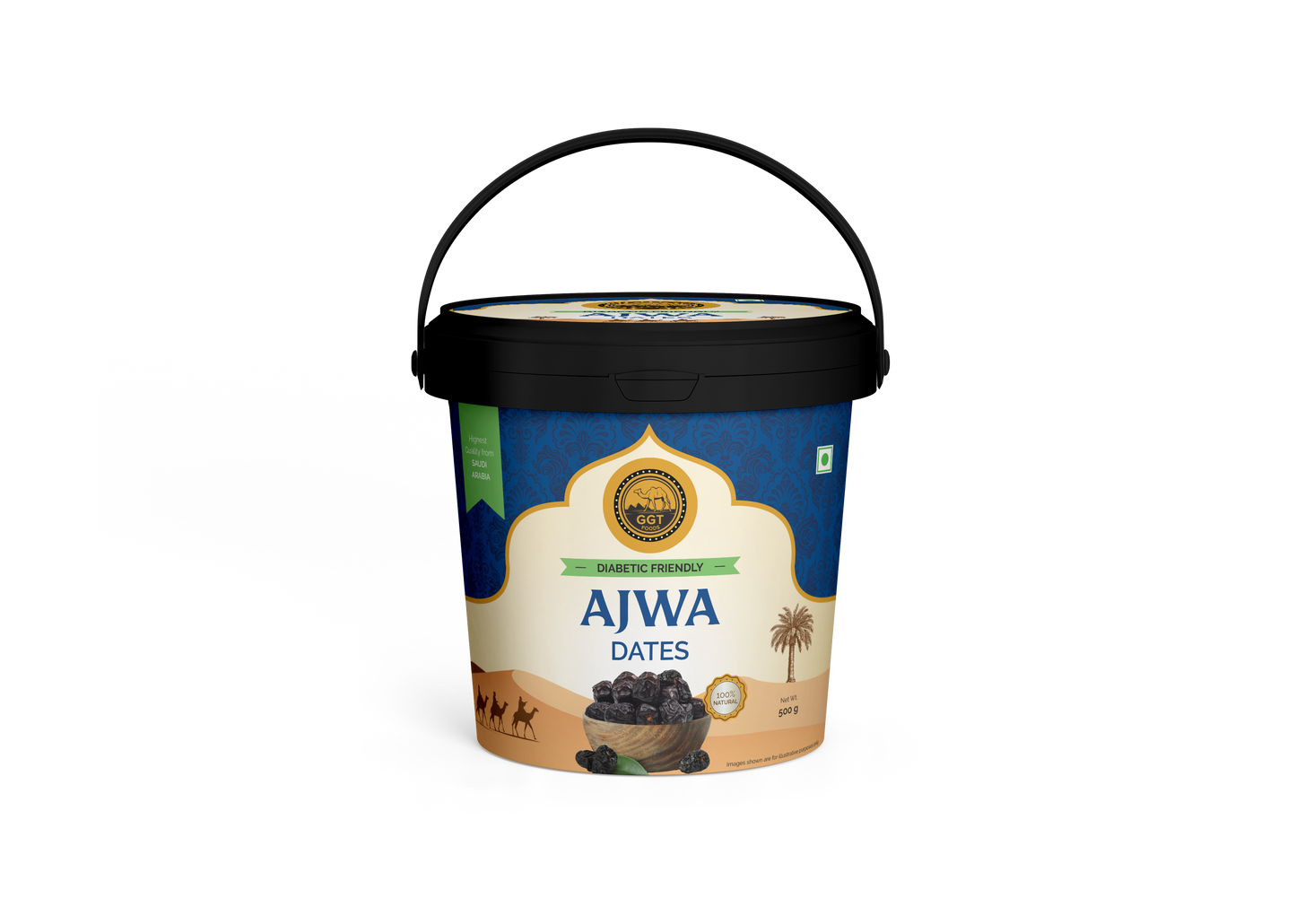 GGT Ajwa Dates (Khajoor) Bucket