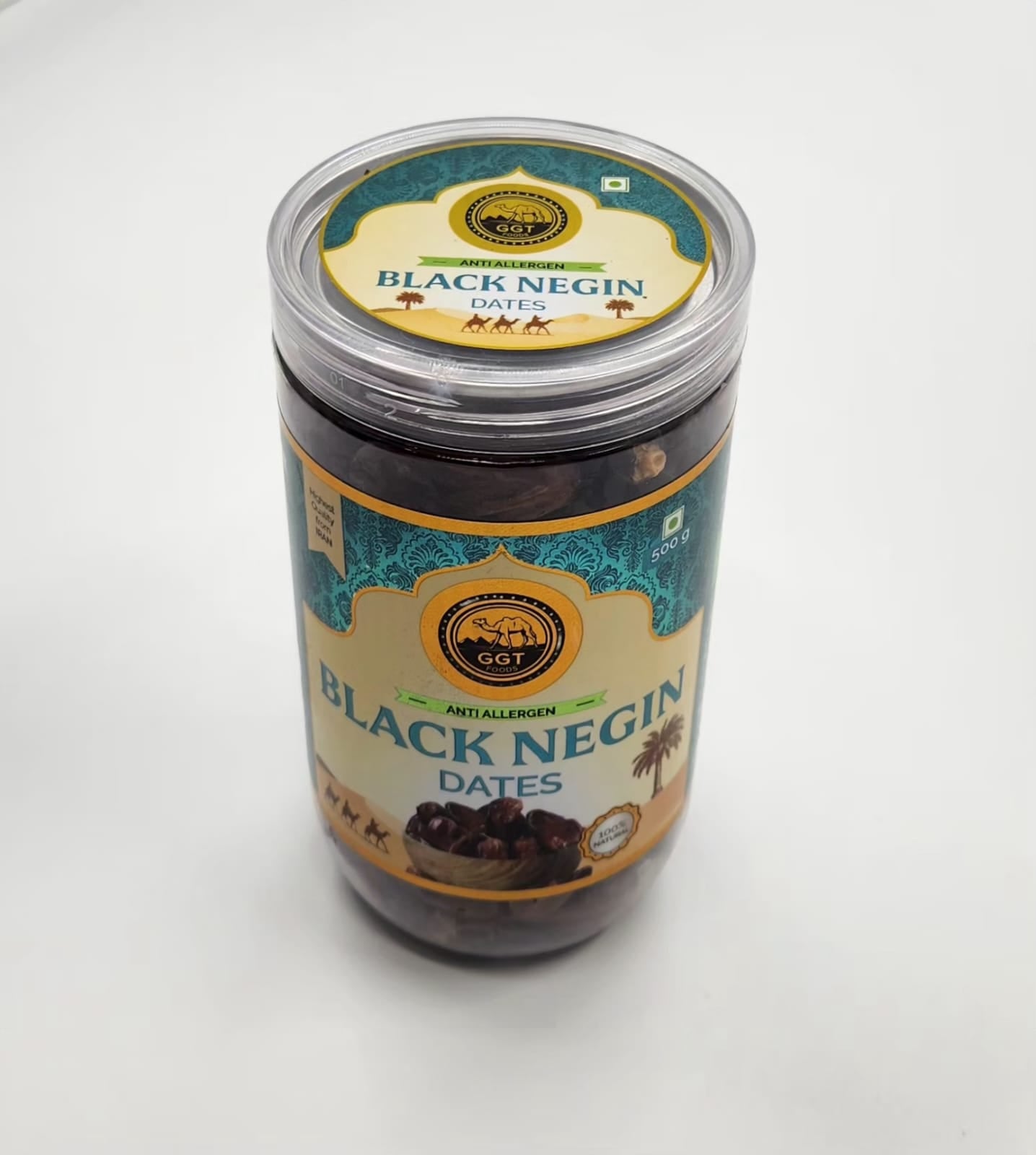 Black Negin Khajoor Jar